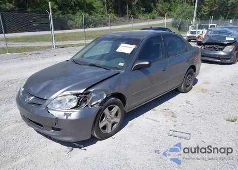 2005 Honda Civic Lx from USA, damaged, VIN 2HGES165X5H528092